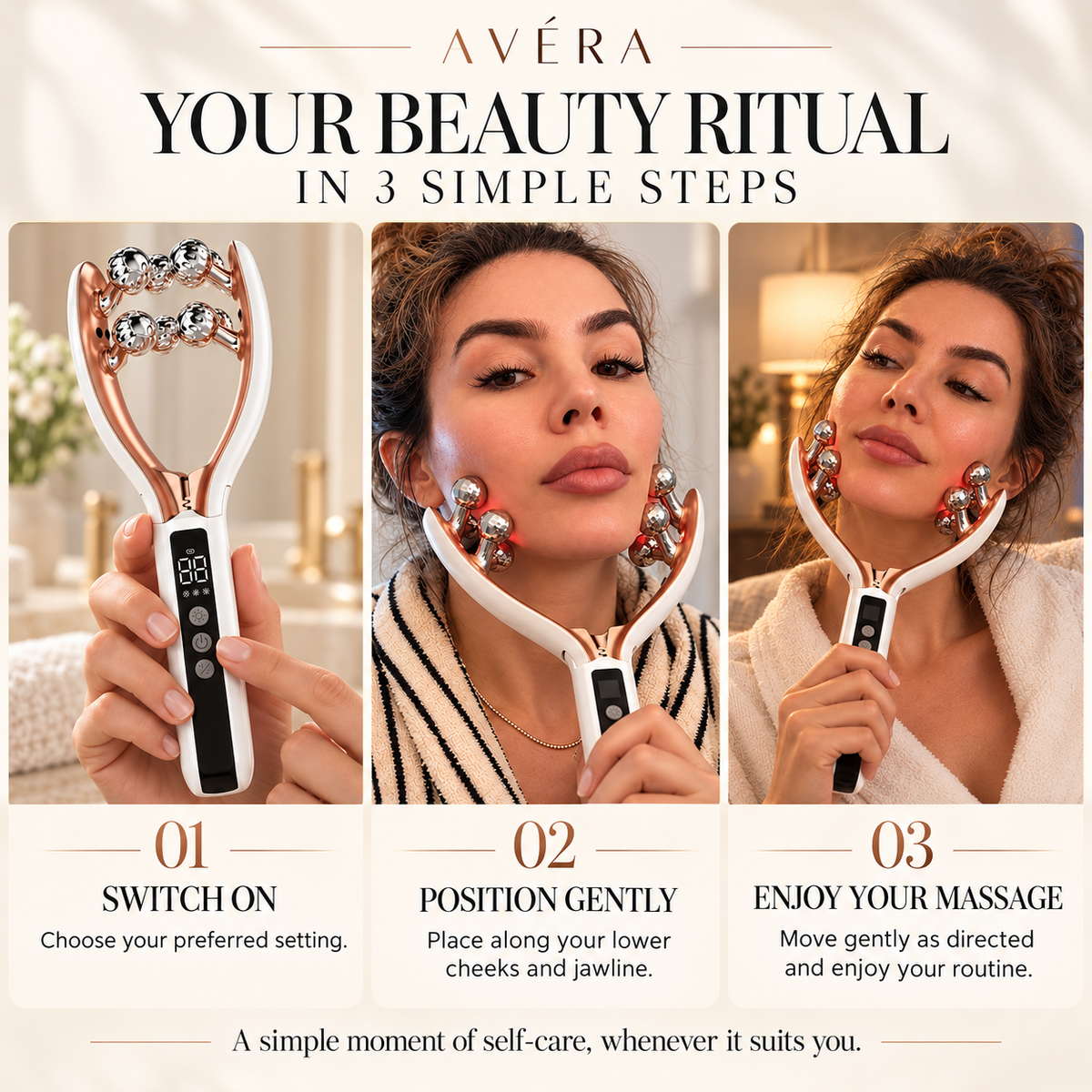 AVÉRA Sculpt | Facial Massager